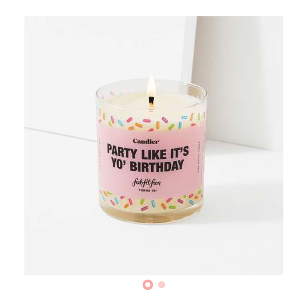 Candier X FFF Birthday Cake Candle NEW
